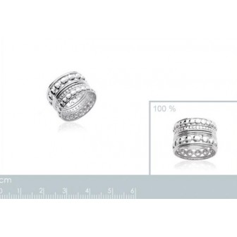 Bague femme argent rhodiée 925/000 7266800