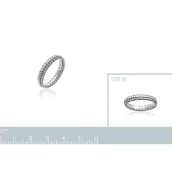 Bague femme argent rhodiée 925/000 7268900