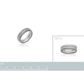 Bague femme argent rhodiée 925/000 7268800