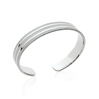 Jonc femme argent rhodiée 925/000 721563
