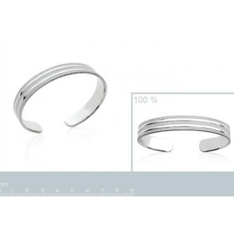 Jonc femme argent rhodiée 925/000 721563