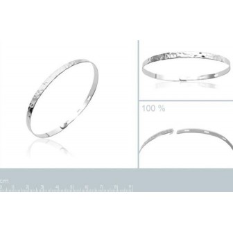 Jonc femme argent rhodiée 925/000 721583