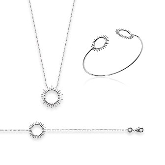 Jonc femme argent rhodiée 925/000 721HJK58