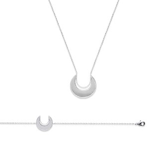 Collier femme argent rhodiée 925/000 72158545