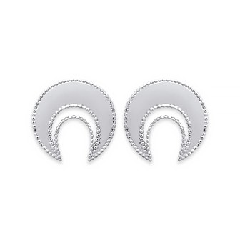 Boucles d'oreilles argent rhodiée 925/000 7551000