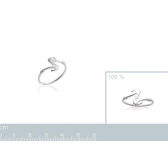 Bague femme argent rhodiée 925/000 7268100