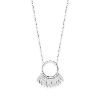 Collier femme argent rhodiée 925/000 7JKL96