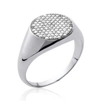 Bague femme argent rhodiée 925/000 oz 1269710