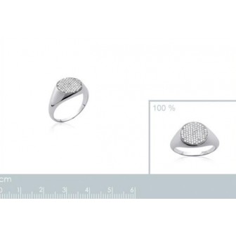 Bague femme argent rhodiée 925/000 oz 1269710