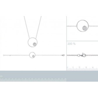 Bracelet femme argent rhodiée 925/000 72157418