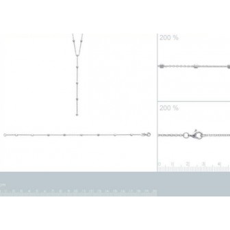 Bracelet femme argent rhodiée 925/000 72159118