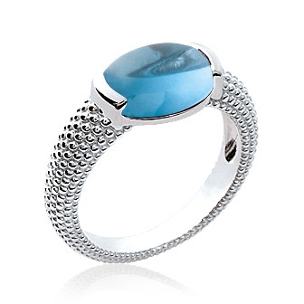 Bague femme argent rhodiée 925/000 pierre synthétique 1269940