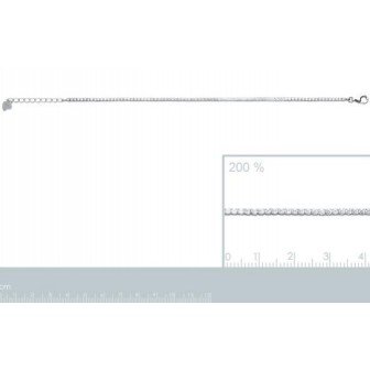 Bracelet femme argent rhodiée 925/000 oz 871947