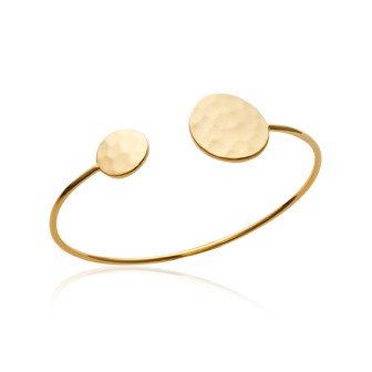 Jonc femme plaque-or 750/000 3 microns 92159958