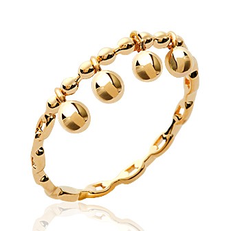 Bague femme plaqué-or 750/000 3 microns 2267600