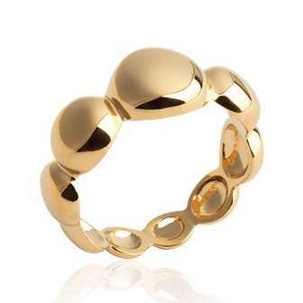 Bague femme plaqué-or 750/000 3 microns 2268400
