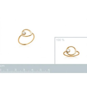 Bague plaqué-or 750/000 5 microns oz 2269010