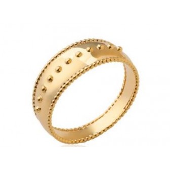 Bague plaqué-or 750/000 3 microns 2271200