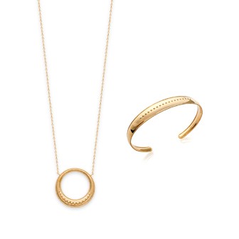 Collier plaqué-or 750/000 3 microns 92162345