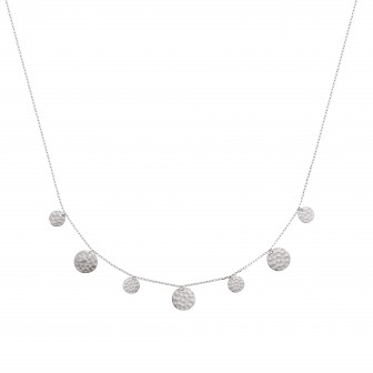 Collier argent rhodié 925/000 CFT642