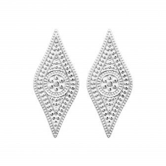 Boucles d'oreilles argent rhodié 925/000 7558300