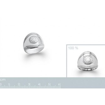 Bague argent 925/000 rhodié 7274800