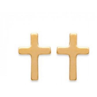 Boucles d'oreilles plaqué or 750/000 3 microns