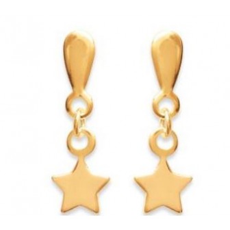 Boucles d'oreilles plaqué or 750/000 3 microns