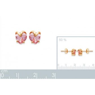 Boucles d'oreilles plaqué or 750/000 3 microns oz