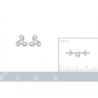 Boucles d'oreilles argent 925/000