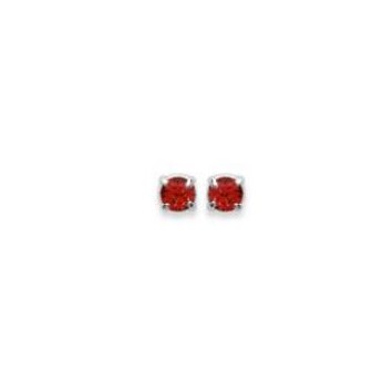 Boucles d'oreilles tige argent cristal 
