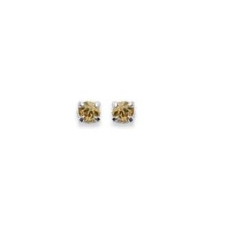 Boucles d'oreilles tige argent cristal 