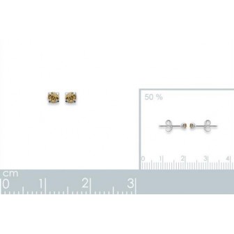 Boucles d'oreilles tige argent cristal 