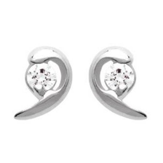 Boucles d'oreilles argent 925/000 rhodiée oz OP25710