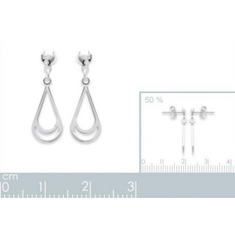 Boucles d'oreilles argent 925/000