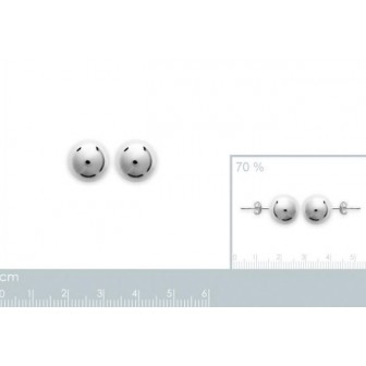 Boucles d'oreilles argent 925/000