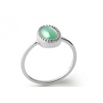Bague argent 925/000 rhodié Aventurine 1276950