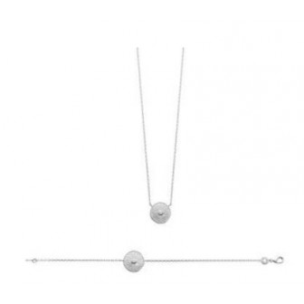 Collier argent rhodié 925/000 oz 87308845