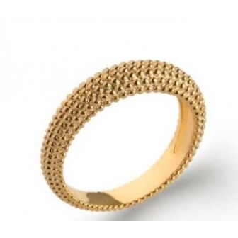 Bague plaqué-or 750/000 3 microns 2273900