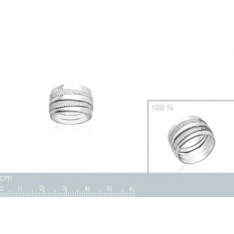 Bague argent 925/000 rhodié oz 1267010