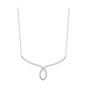 Collier argent rhodié 925/000 oz 873095