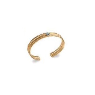 Jonc plaqué-or 750/000 3 microns Labradorite 97308758