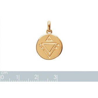 Pendentif plaqué-or 750/000 3 microns 2766200