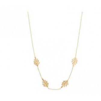 Collier plaqué-or 750/000 3 microns 921641