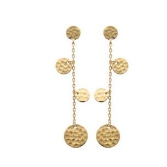 Boucles d'oreilles plaqué-or 750/000 3 microns 2558200