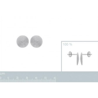 Boucles d'oreilles argent rhodié 925/000 7556600