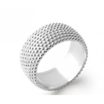 Bague argent rhodié 925/000 7276200