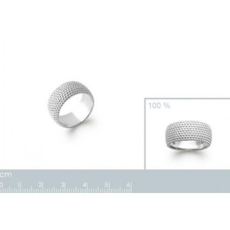 Bague argent rhodié 925/000 7276200