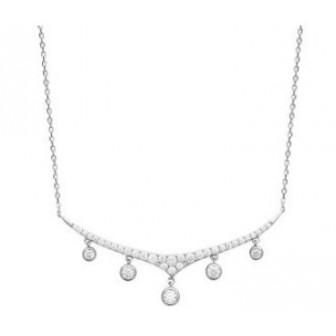 Collier argent rhodié 925/000 oz 873122