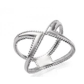 Bague argent rhodié 925/000 7271000